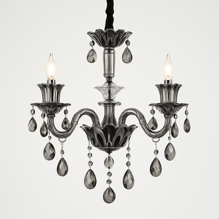 Lustre moderne en cristal pour éclairage d’ambiance élégant — LZ4X9T2