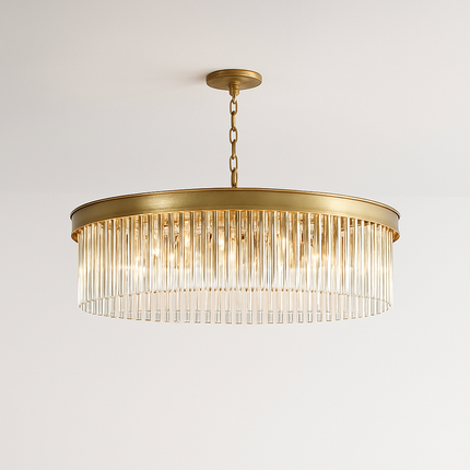 Lustre en cristal pour décoration contemporaine de luxe — LZ4X9P2