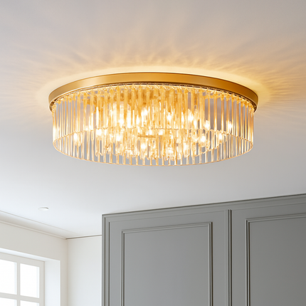 Lustre en cristal pour décoration contemporaine de luxe — LZ4X9P2