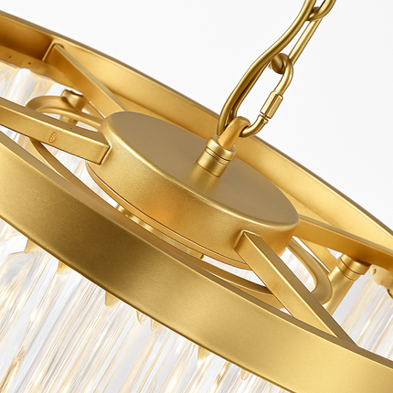 Lustre en cristal pour décoration contemporaine de luxe — LZ4X9P2