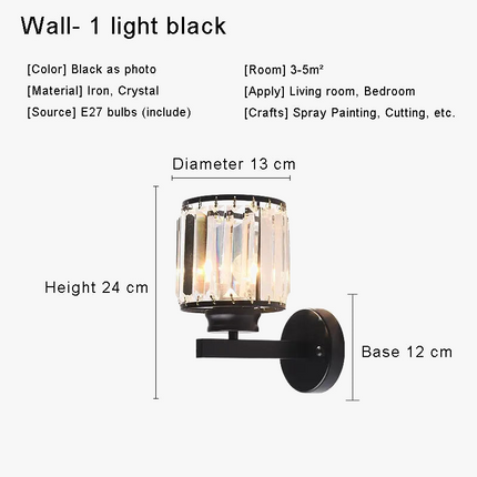 Lustre en cristal pour éclairage intérieur moderne et élégant — LZ4D9X