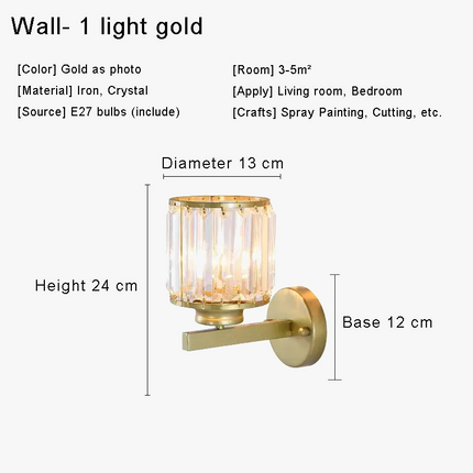 Lustre en cristal pour éclairage intérieur moderne et élégant — LZ4D9X