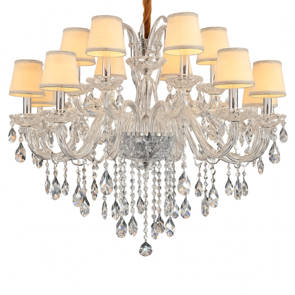 Lustre moderne en cristal pour décoration luxueuse — LZ4T9XQ