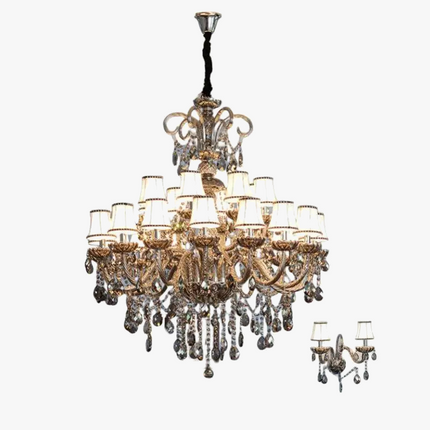 Lustre en cristal pour éclairage moderne et élégant — LZ4X9P