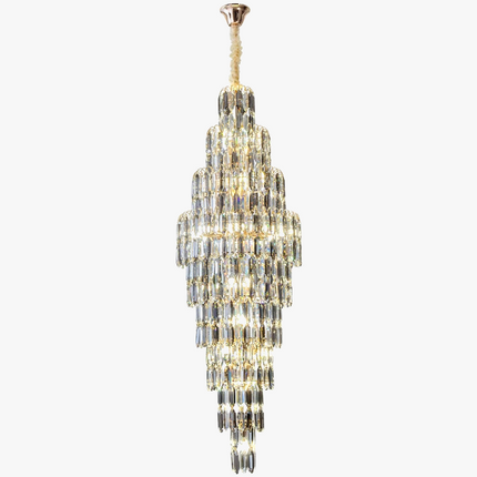 Lustre en cristal pour escalier et hall d’hôtel — LZ4X9T2