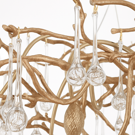 Lustre rétro en cristal pour éclairage de luxe — LZ4G7X2