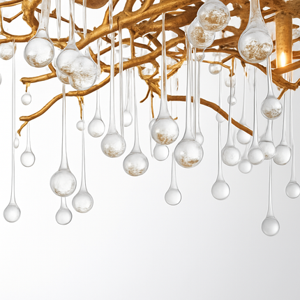 Lustre rétro en cristal pour éclairage de luxe — LZ4G7X2