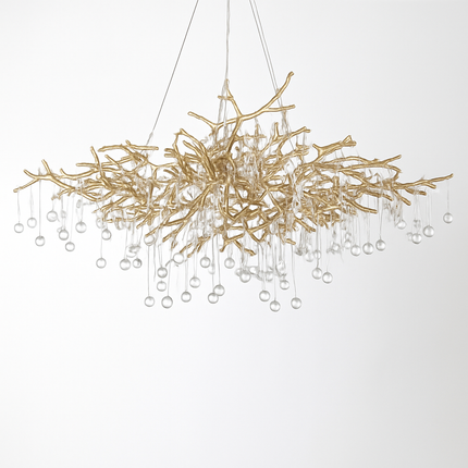 Lustre rétro en cristal pour éclairage de luxe — LZ4G7X2