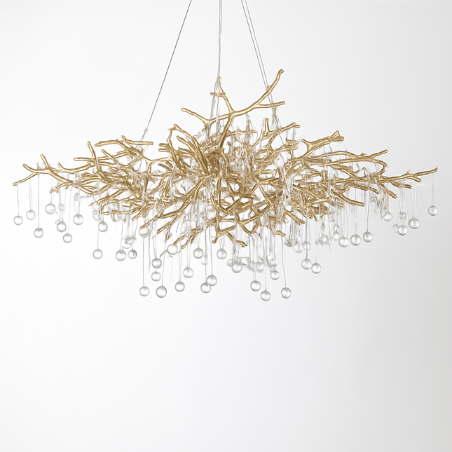 Lustre rétro en cristal pour éclairage de luxe — LZ4G7X2