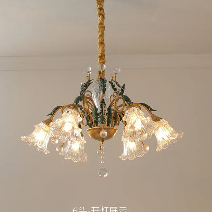 lustre en cristal rustique pour éclairage intérieur industriel