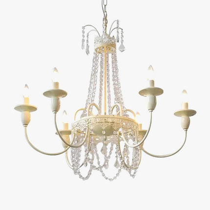 Lustre en cristal style français pour chambre de princesse — LZ4P9XQ