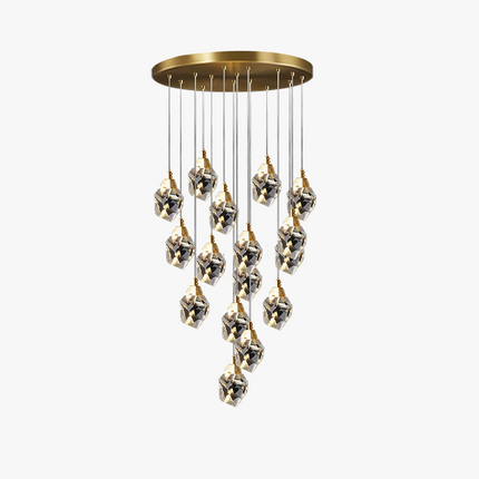 Lustre suspension en cristal pour éclairage élégant et moderne — LZ4X9T