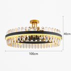 Ventilateur de plafond 66 cm / Lumière chaude