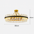 Plafond 80cm / Intensité variable à distance