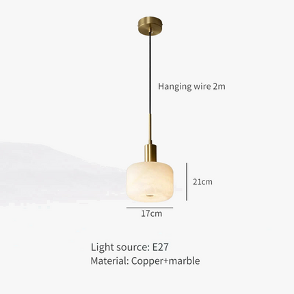 Lustre en cuivre moderne pour intérieur et extérieur — LZ4X9P