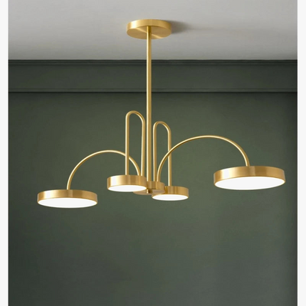 Lustre suspension en cuivre style nordique chic — LZ4X7Q2