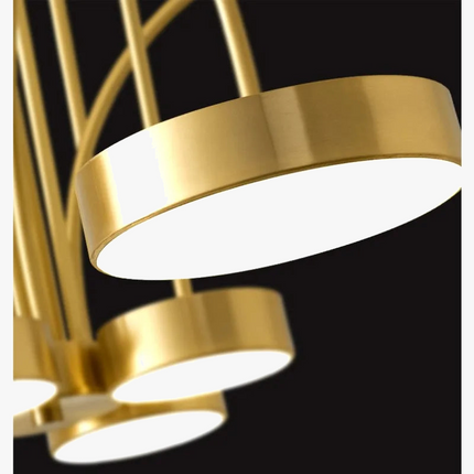 Lustre suspension en cuivre style nordique chic — LZ4X7Q2