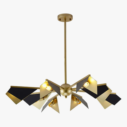 Lustre en fer forgé style nordique au design créatif — LZ4XJ7