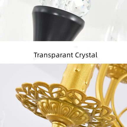 lustre en fer forgé rétro pour intérieur élégant