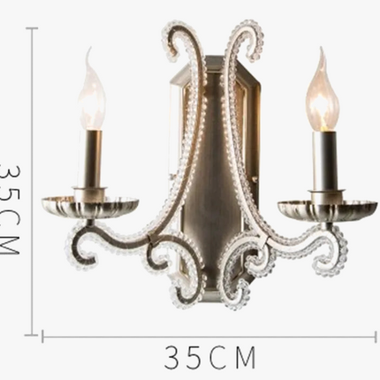 Lustre rétro en métal coulé style fer forgé pour intérieur — LZ4X9T2