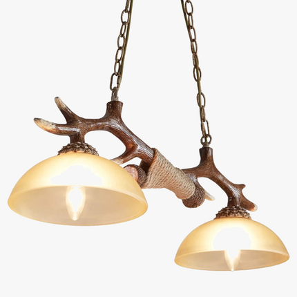 Lustre en résine style nordique antique pour espace créatif — LZ7D9Q