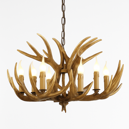 Lustre en résine sculpté en forme de bois de cerf pour décoration — LZ4X9P2