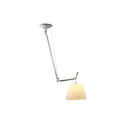 Lustre avec abat-jour en tissu pour espaces professionnels — LZ4X9T