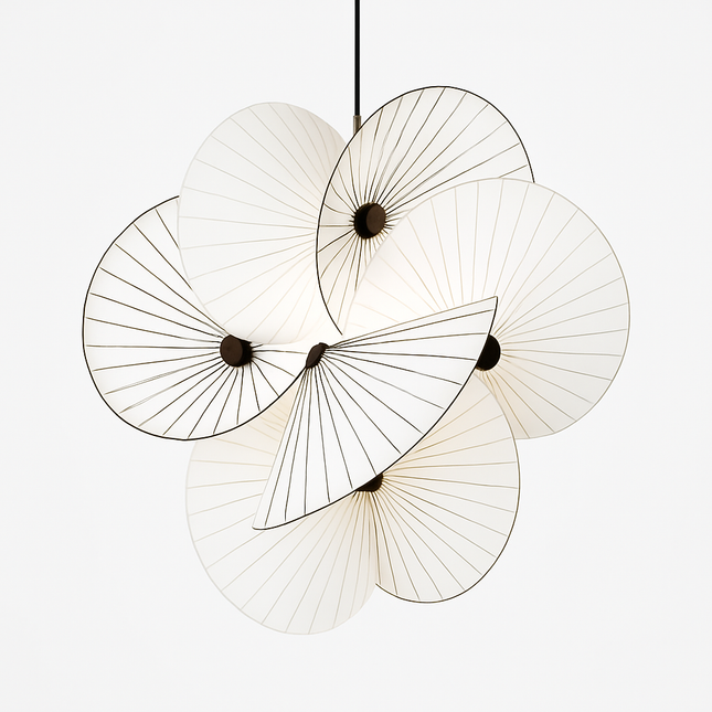 Lustre en tissu avec fil réglable pour éclairage intérieur — LZ4X9P