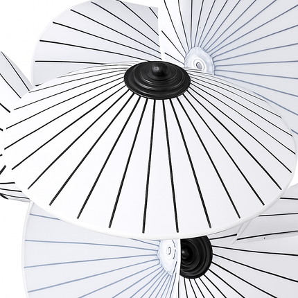 Lustre en tissu avec fil réglable pour éclairage intérieur — LZ7D9Q