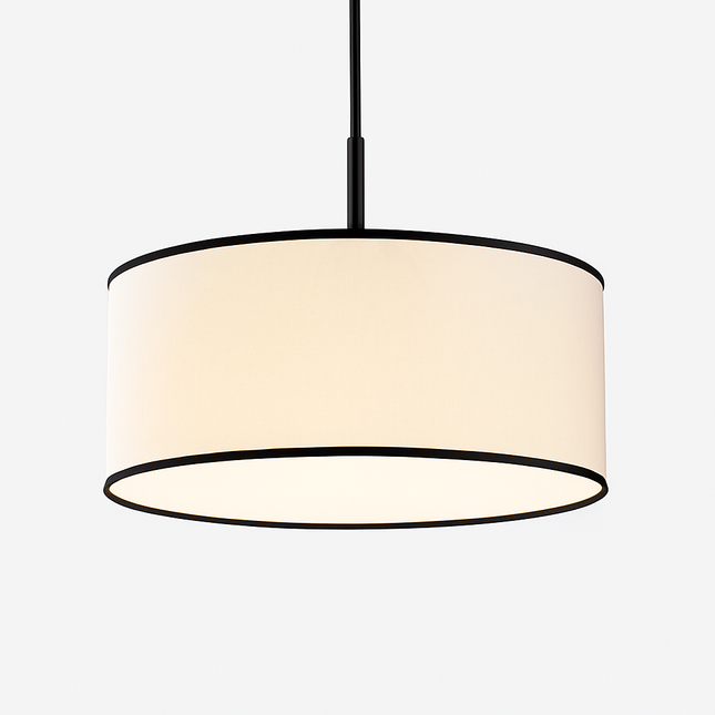Suspension LED design nordique avec abat-jour en tissu — LZ4X9Q2M