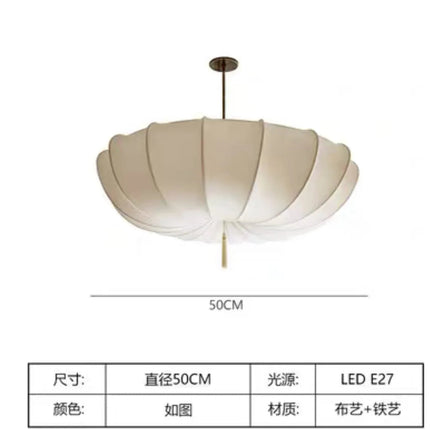 Lustre suspension tissu style nordique japonais moderne — LZ4X9Q