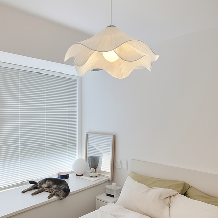 Lustre suspension en tissu plissé style nordique confortable — LZ4X9M