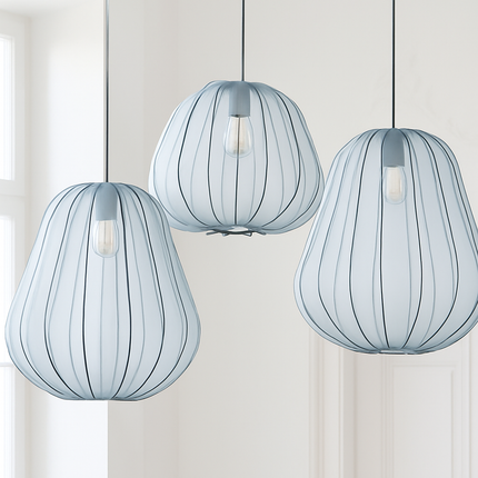 Lustre en tissu style wabi-sabi pour bar et restaurant — LZ4X9P2