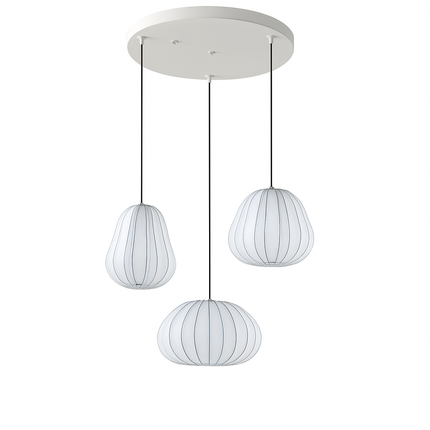 Lustre en tissu style wabi-sabi pour bar et restaurant — LZ4X9P2