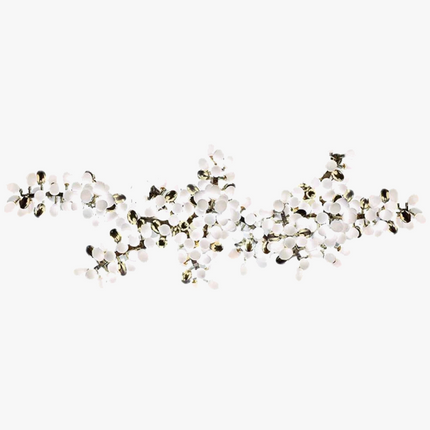 Lustre suspension en verre blanc style postmoderne — LZ4X9J