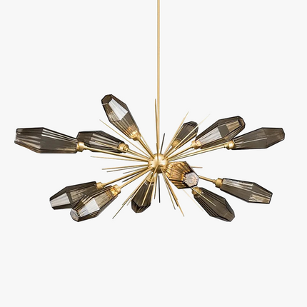 Lustre suspension en verre au design minimaliste post-moderne — LZ4X9P