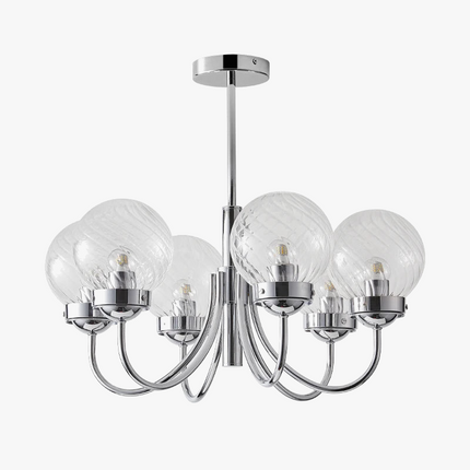 Lustre en verre d'art au style médiéval pour décoration intérieure — LZ4X9T