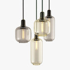 Ae ambre / Corps de lampe en marbre / Lumière chaude