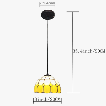 Lustre en verre pour intérieur moderne de style européen — LZ4X9J