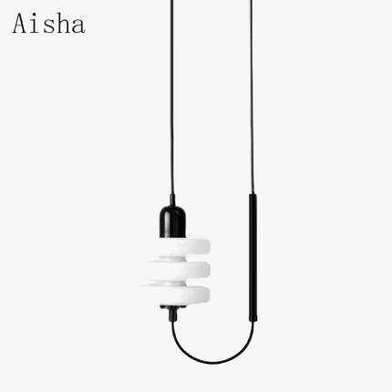 Lustre suspension en verre au design nordique élégant — LZ4X9P