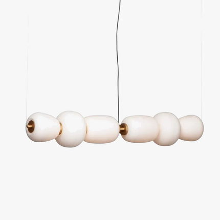 Lustre suspension en verre minimaliste pour bars et espaces créatifs — LZ4X9M2