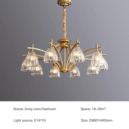 Lustre rétro en verre pour une ambiance élégante et lumineuse — LZ4G7XQ