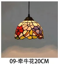 Lustre en verre style Tiffany rétro pour intérieur méditerranéen — LZ4X9P
