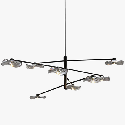 Lustre suspension en verre avec ampoule G4 et hauteur réglable — LZ4X9P