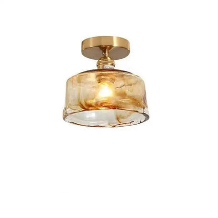 Lustre en verre teinté pour éclairage nordique élégant — LZ4P9XJ