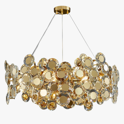 Lustre en verre design tournesol pour intérieur moderne — LZ4X9P2