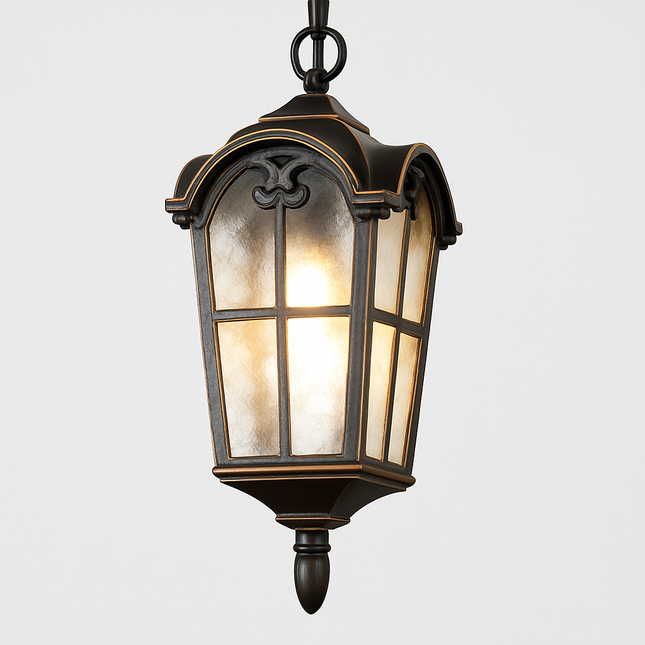 Lustre extérieur étanche style rétro pour jardin et entrée — LZ7D9Q
