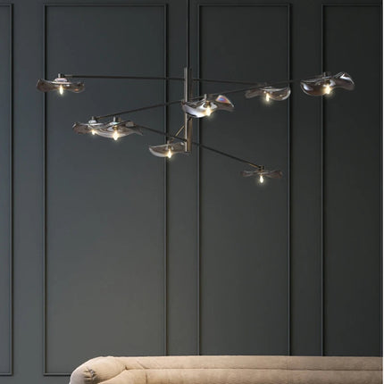 Lustre LED fait main à fleurs pour intérieur créatif — LZ4X9P2Q