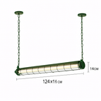 Vert - Tube simple / Lumière chaude