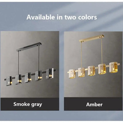 Lustre suspension minimaliste en verre pour éclairage moderne — LZ4X9P